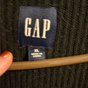 GAP True Black Cardigan Knitwear XL
